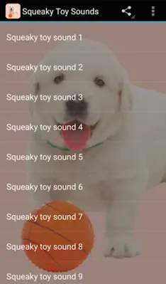 🐶 Squeaky Toy Sounds android App screenshot 0